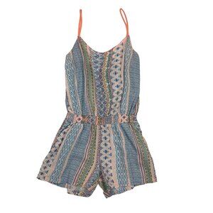 Promod Boutique Romper Small Boho Summer Festival Casual Vacay Sleeveless